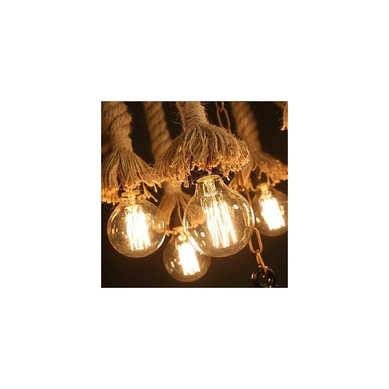 Lampă suspendată din plastic cu pictură vintage