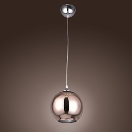 60 Lampă suspendată din metal galvanizat Glob modern și contemporan