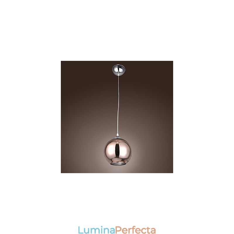 60 Lampă suspendată din metal galvanizat Glob modern și contemporan