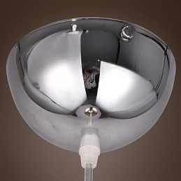 60 Lampă suspendată din metal galvanizat Glob modern și contemporan