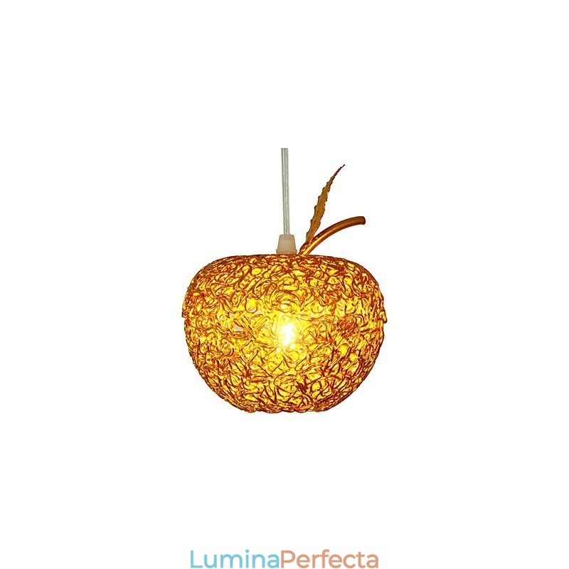 Candelabru din aluminiu țesut cu lampă cu șapte capete Apple