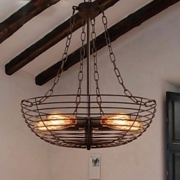 Plafoniere retro clasice din metal Lampe suspendate simple Lampă suspendată cafenea