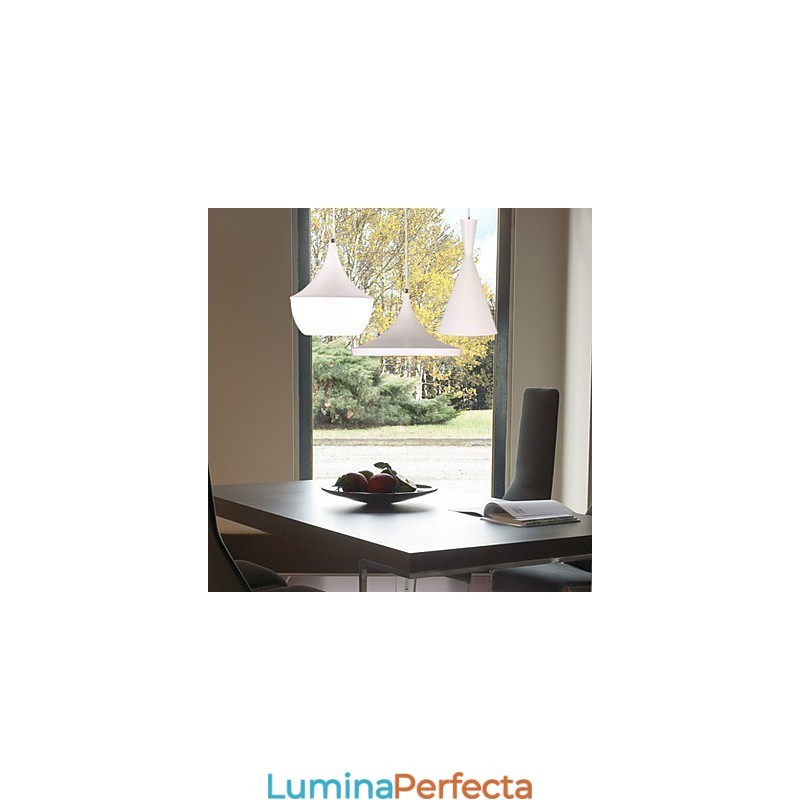 Lampă suspendată din metal cu pictură în stil mini