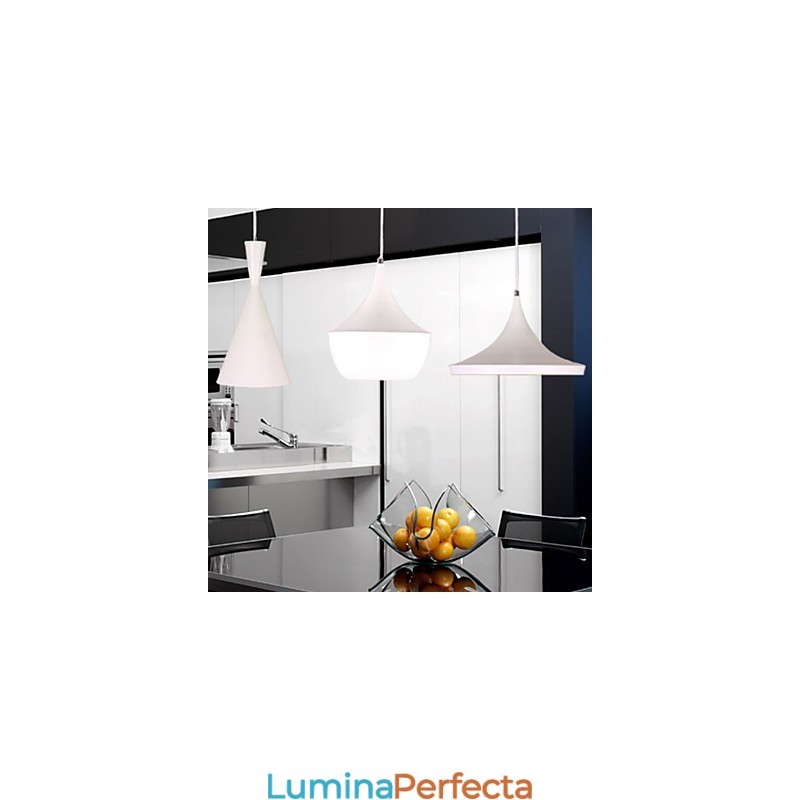 Lampă suspendată din metal cu pictură în stil mini
