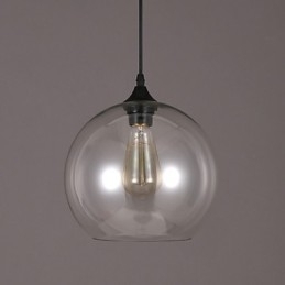 Creative Nordic Contracted Rural Glass Ball DropLight cu un singur cap