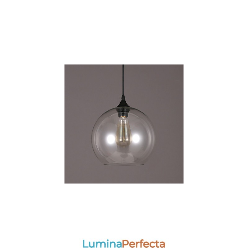 Creative Nordic Contracted Rural Glass Ball DropLight cu un singur cap