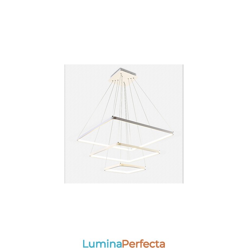 Lampă suspendată cu design modern, trei inele