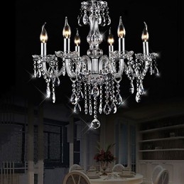 Candelabru din cristal galvanizat, clasic, clasic, de epocă