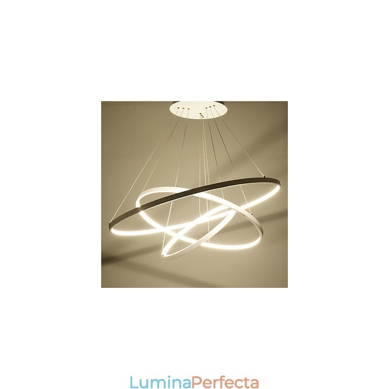 Lampă suspendată cu design modern, trei inele