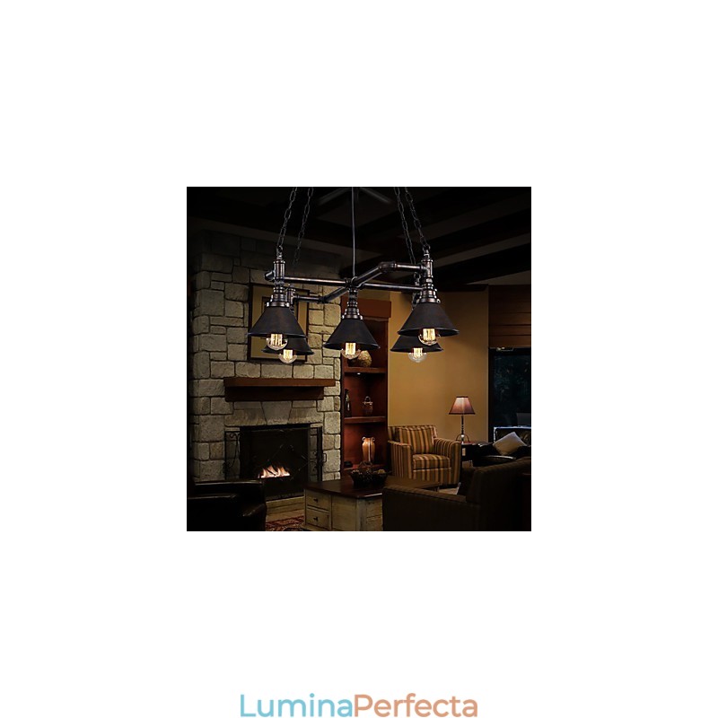 Plafoniere retro clasice din metal Lampe suspendate simple Lampă suspendată cafenea