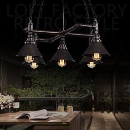 Plafoniere retro clasice din metal Lampe suspendate simple Lampă suspendată cafenea