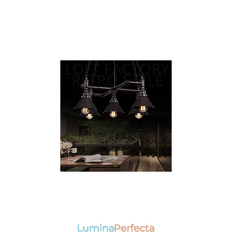 Plafoniere retro clasice din metal Lampe suspendate simple Lampă suspendată cafenea