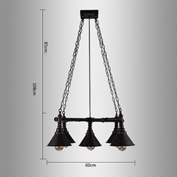 Plafoniere retro clasice din metal Lampe suspendate simple Lampă suspendată cafenea