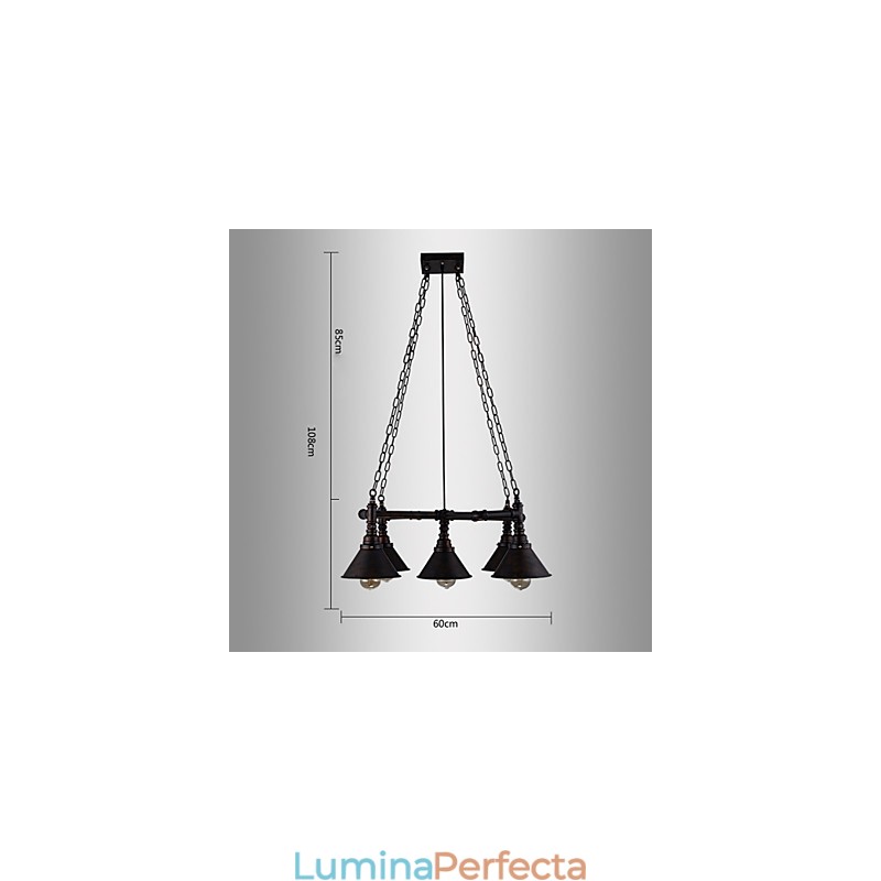 Plafoniere retro clasice din metal Lampe suspendate simple Lampă suspendată cafenea