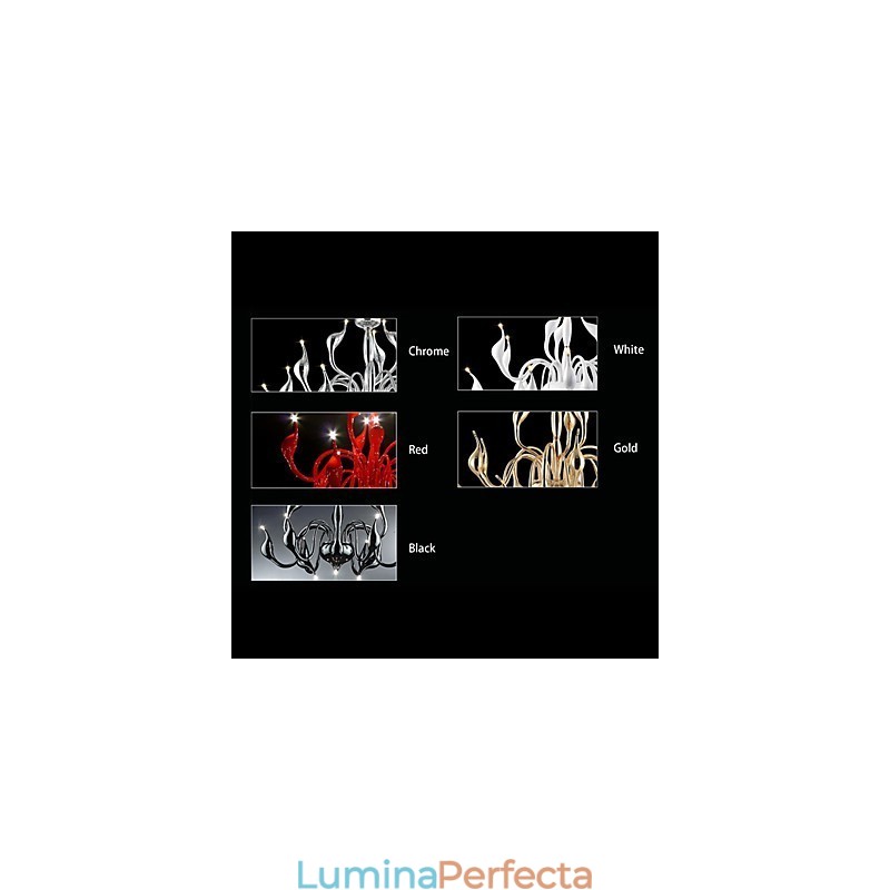 Candelabru din metal galvanizat în stil lumânare modern și contemporan