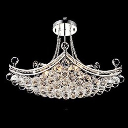 Lampă suspendată metalică galvanizată, modernă și contemporană