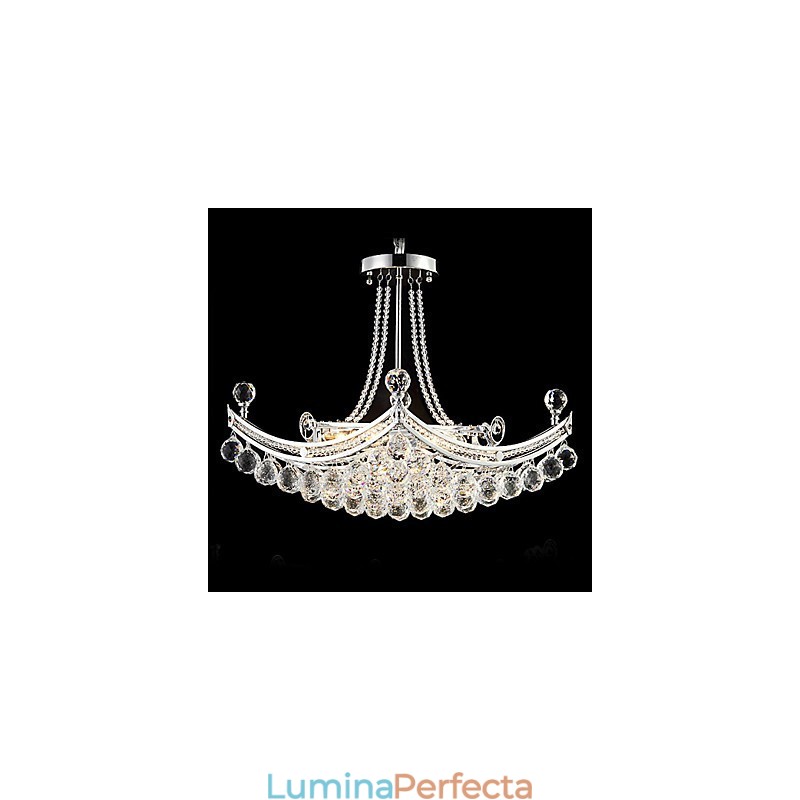 Lampă suspendată metalică galvanizată, modernă și contemporană