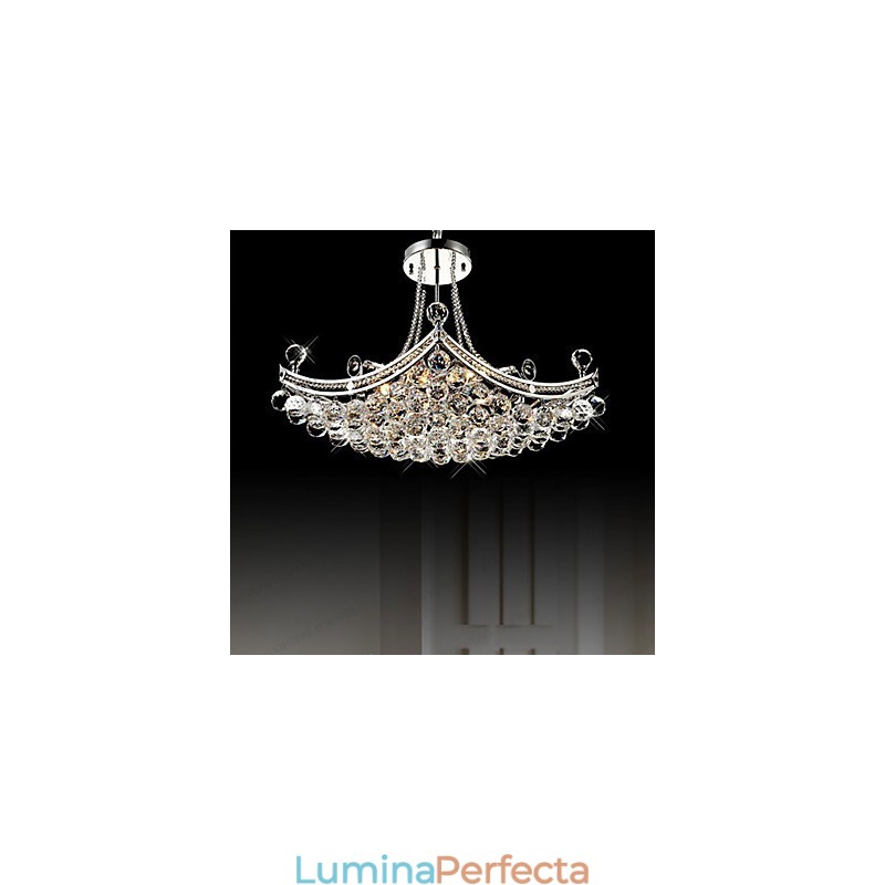 Lampă suspendată metalică galvanizată, modernă și contemporană