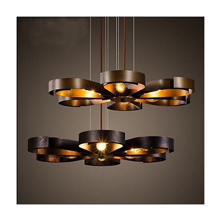 American Country Iron Industrial Wind flower Lampă suspendată American Country Iron Industrial Wind flower Lampă suspendată