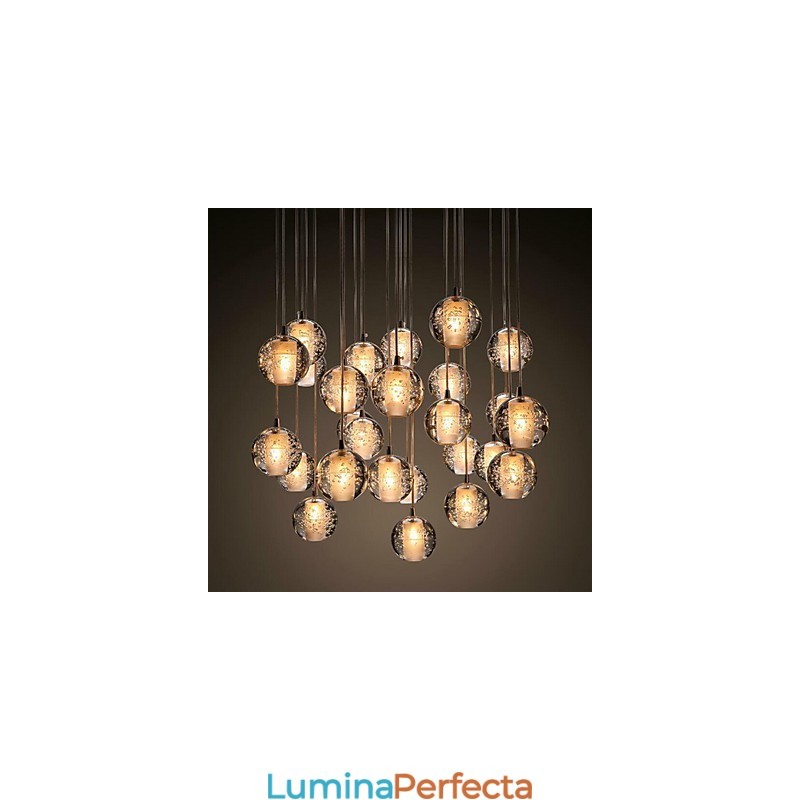 Lampă suspendată G4 Retroifit 3W Placare cu cromat Lampă suspendată modernă și contemporană