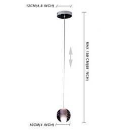 Lampă suspendată G4 Retroifit 3W Placare cu cromat Lampă suspendată modernă și contemporană