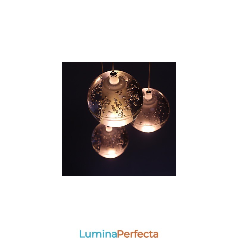 Lampă suspendată G4 Retroifit 3W Placare cu cromat Lampă suspendată modernă și contemporană