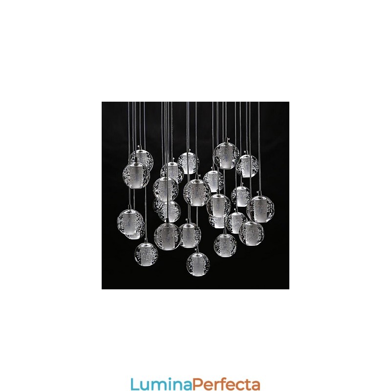 Lampă suspendată G4 Retroifit 3W Placare cu cromat Lampă suspendată modernă și contemporană