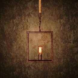 Lampă tradițională, clasică, rustică, vintage, retro, din metal