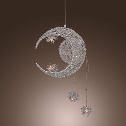 Lampă suspendată din metal galvanizat în stil modern și contemporan Globe