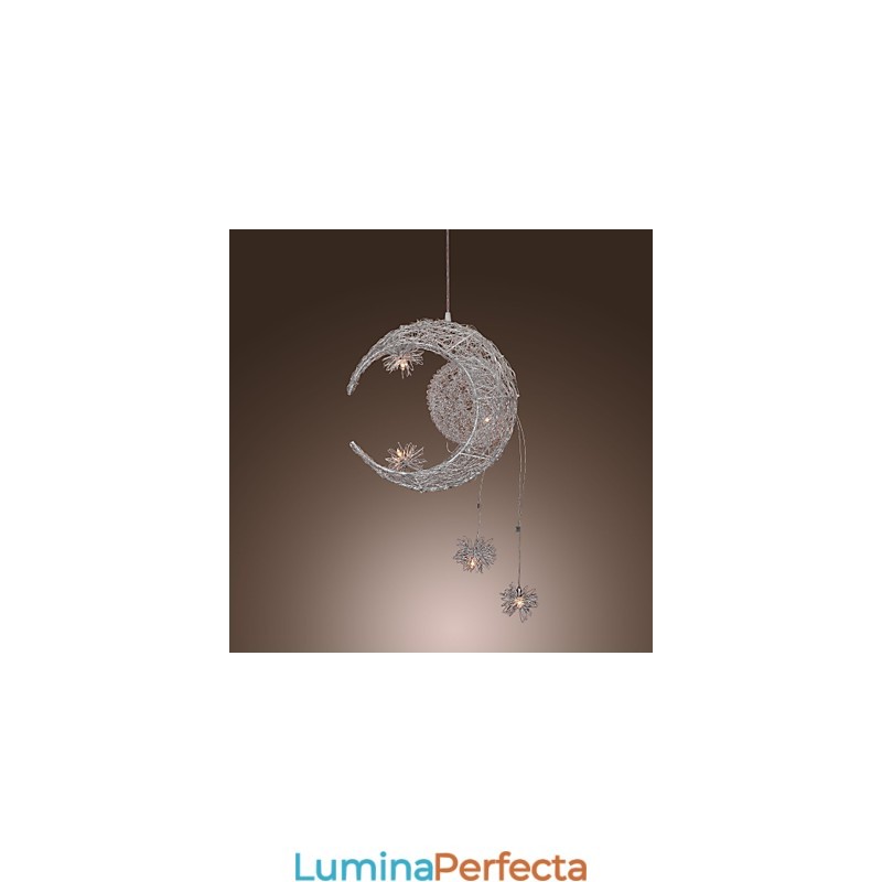 Lampă suspendată din metal galvanizat în stil modern și contemporan Globe