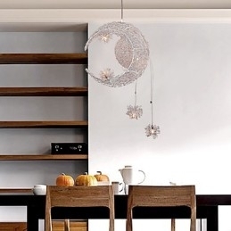 Lampă suspendată din metal galvanizat în stil modern și contemporan Globe