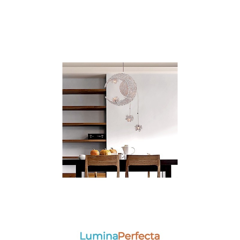 Lampă suspendată din metal galvanizat în stil modern și contemporan Globe