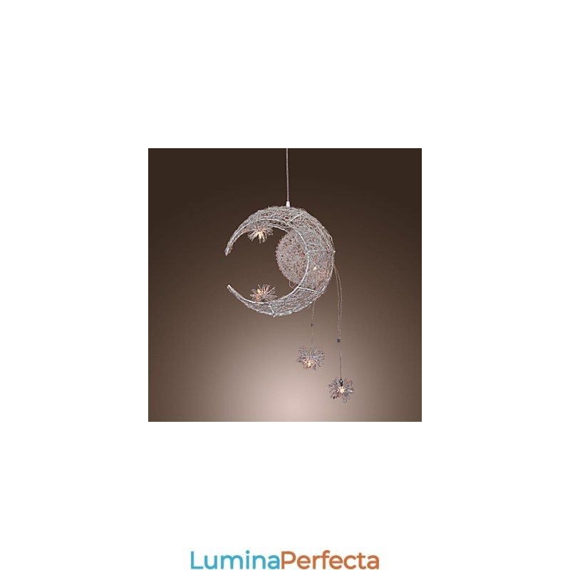 Lampă suspendată din metal galvanizat în stil modern și contemporan Globe