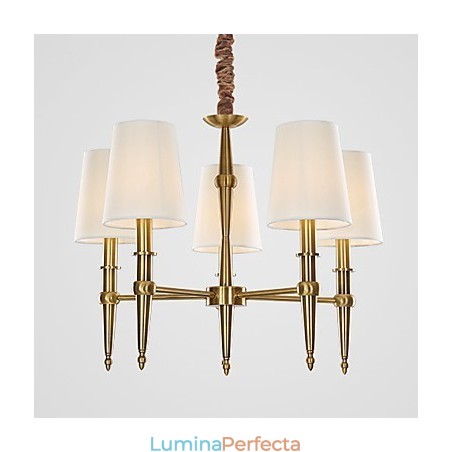 Familie de lumini suspendate cu design decorativ modern, alb pur, modern