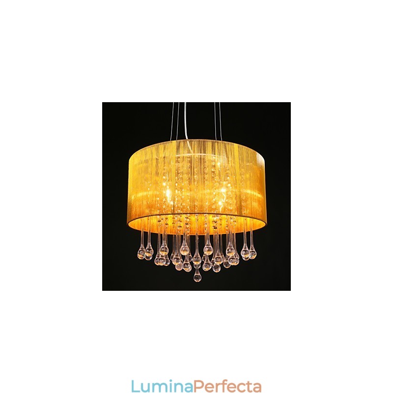Pandantiv Toba Modern 4 Lumini Abajur Derulat Candelabru Cristal Candelabru Design Modern Minimalist