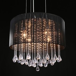 Pandantiv Toba Modern 4 Lumini Abajur Derulat Candelabru Cristal Candelabru Design Modern Minimalist