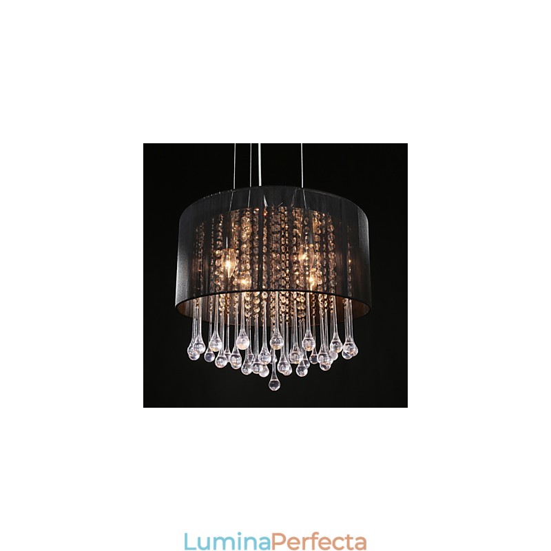 Pandantiv Toba Modern 4 Lumini Abajur Derulat Candelabru Cristal Candelabru Design Modern Minimalist