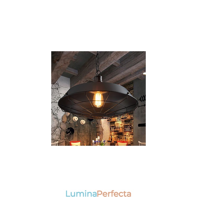 Lampe suspendate American Country Retro Fier forjat Contemporan și Contractat Warehouse Droplight
