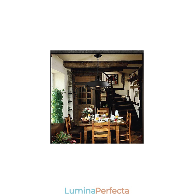 Lampe suspendate American Country Retro Fier forjat Contemporan și Contractat Warehouse Droplight