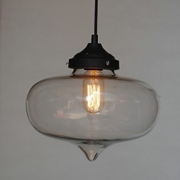 Pandantiv Bubble Design 1 lumină cu abajur transparent