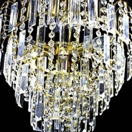 Candelabru de lux în stil european cu 6 lumini, în formă de coroană