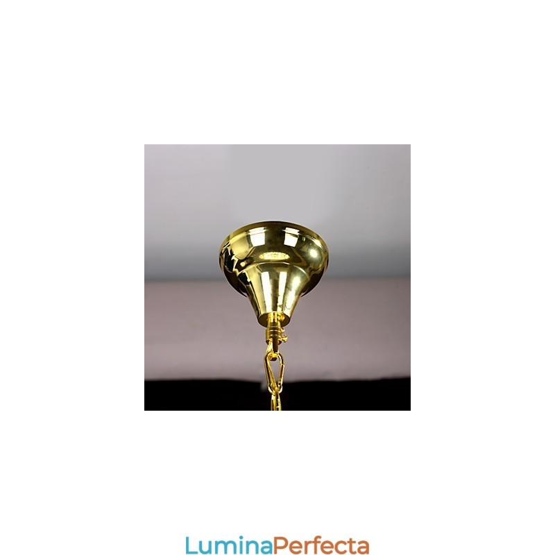 Candelabru de lux în stil european cu 6 lumini, în formă de coroană
