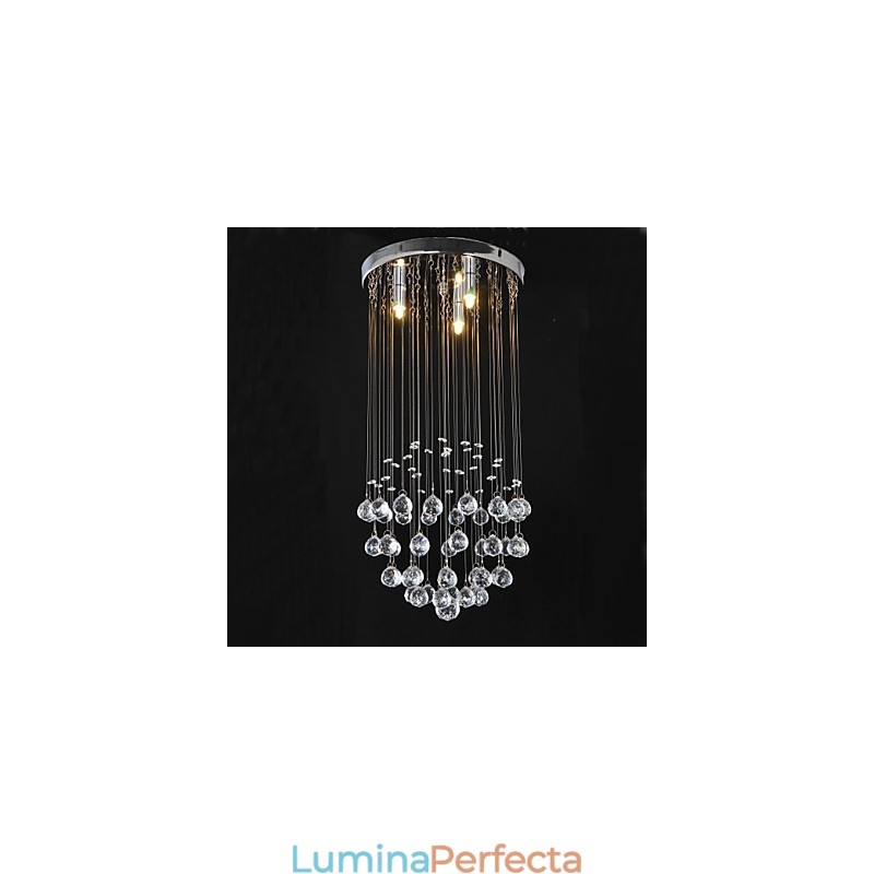 Montaj încastrat din metal cromat tradițional clasic