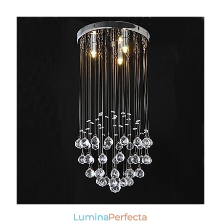 Montaj încastrat din metal cromat tradițional clasic