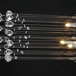 Montaj încastrat din metal cromat tradițional clasic