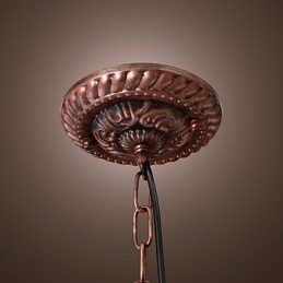 Lampă suspendată de inspirație antică cu 1 lumină
