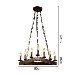 Plafoniere retro clasice din metal Lampe suspendate simple Lampă suspendată cafenea