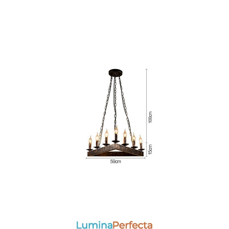 Plafoniere retro clasice din metal Lampe suspendate simple Lampă suspendată cafenea
