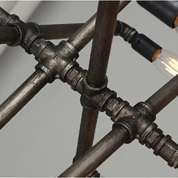 Lampă tradițională clasică vintage retro lanternă țară pictură metal suspendată