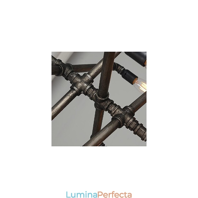 Lampă tradițională clasică vintage retro lanternă țară pictură metal suspendată